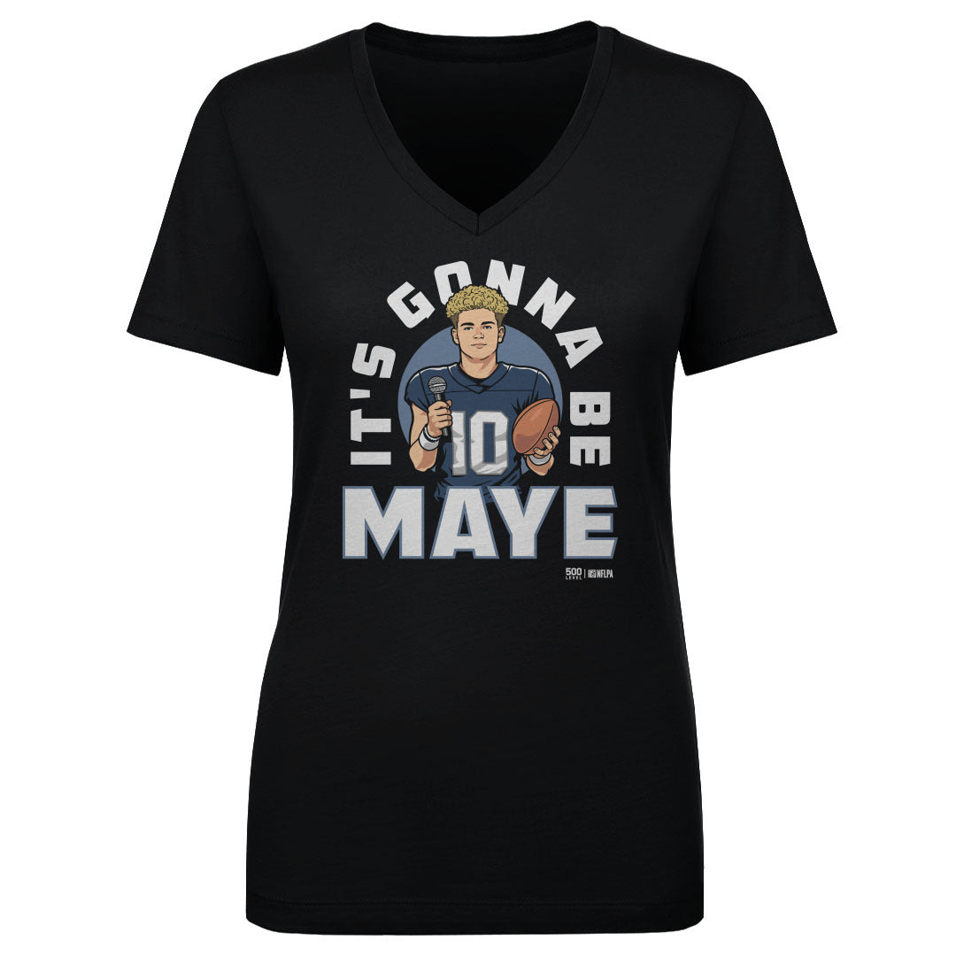 Drake Maye Women's V-Neck T-Shirt | 500 LEVEL