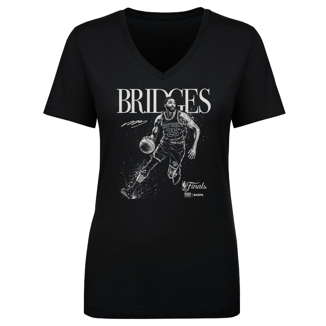 Mikal Bridges Women's V-Neck T-Shirt | 500 LEVEL