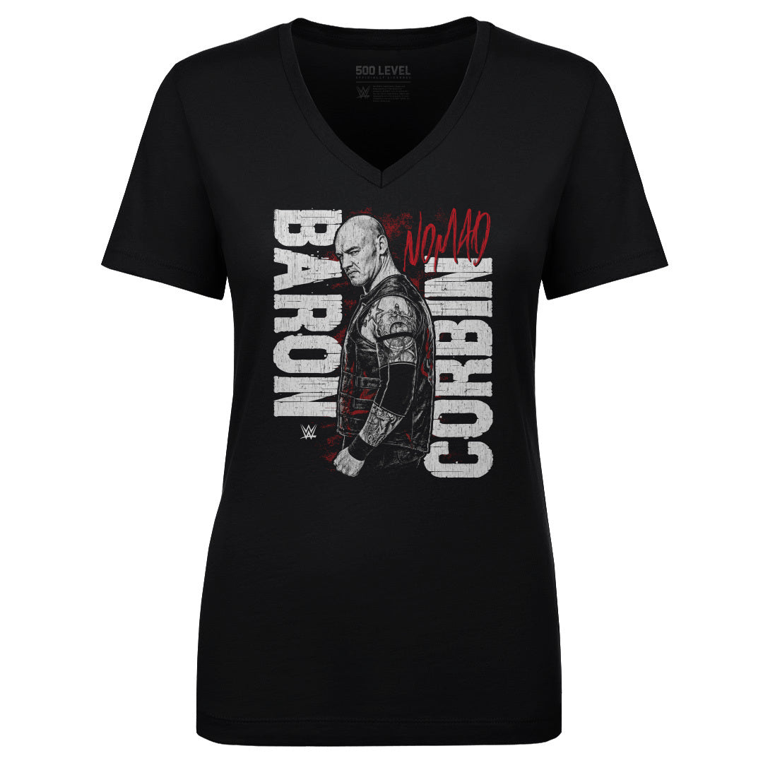 Baron Corbin Women's V-Neck T-Shirt | 500 LEVEL