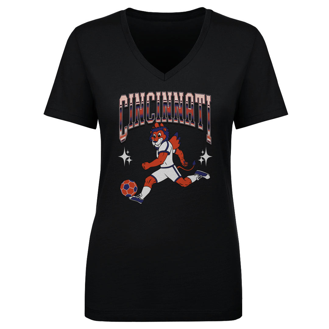 FC Cincinnati Women's V-Neck T-Shirt | 500 LEVEL