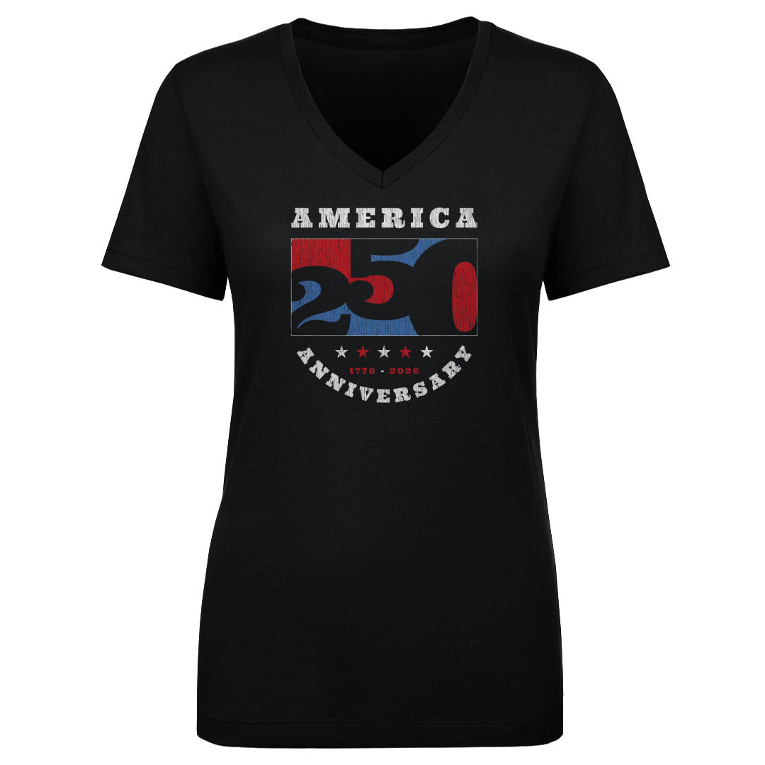 USA Women's V-Neck T-Shirt | 500 LEVEL