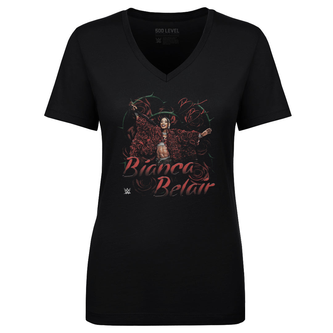Bianca Belair Women's V-Neck T-Shirt | 500 LEVEL