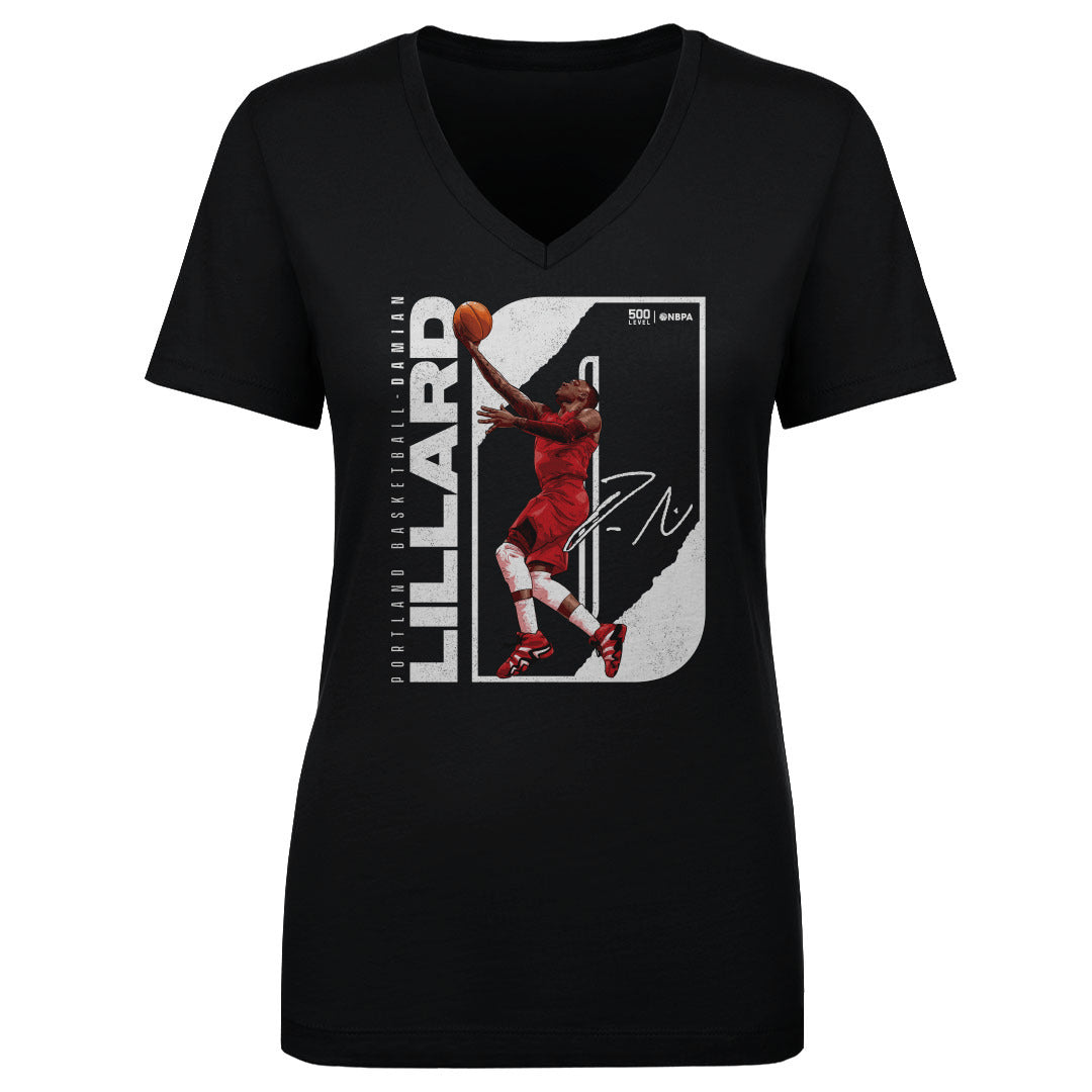 Damian Lillard Women's V-Neck T-Shirt | 500 LEVEL