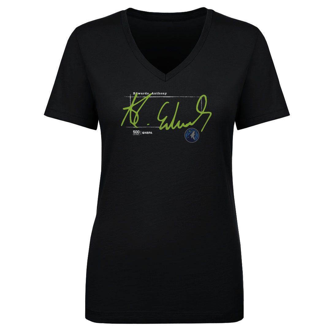 Anthony Edwards Women's V-Neck T-Shirt | 500 LEVEL