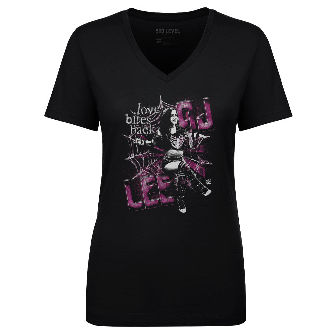 AJ Lee Women's V-Neck T-Shirt | 500 LEVEL