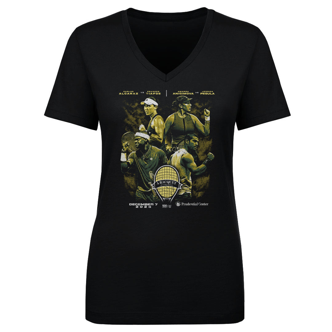 A Raquet At The Rock Women's V-Neck T-Shirt | 500 LEVEL