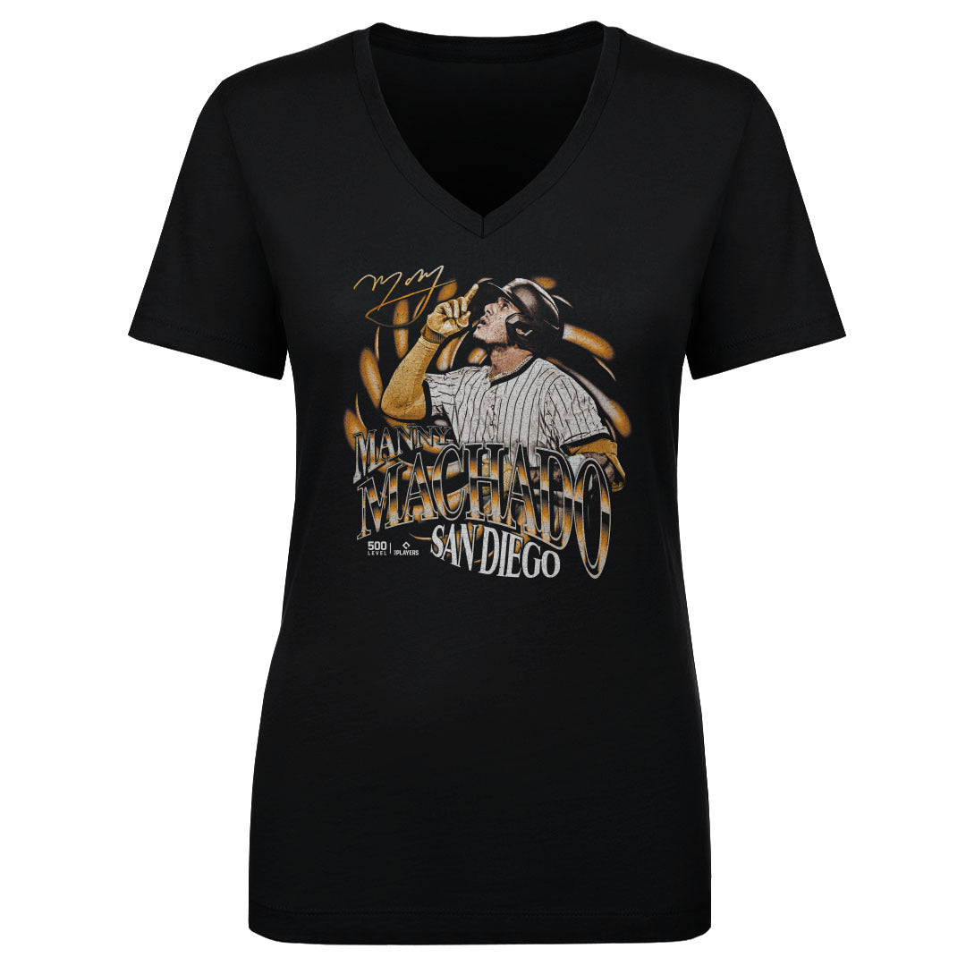 Manny Machado Women's V-Neck T-Shirt | 500 LEVEL