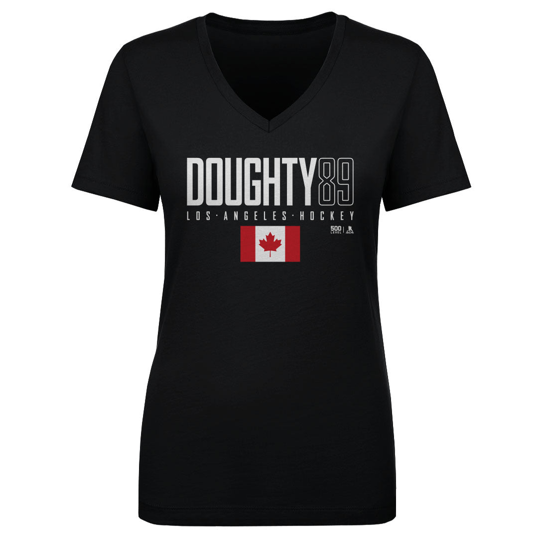Drew Doughty Women's V-Neck T-Shirt | 500 LEVEL