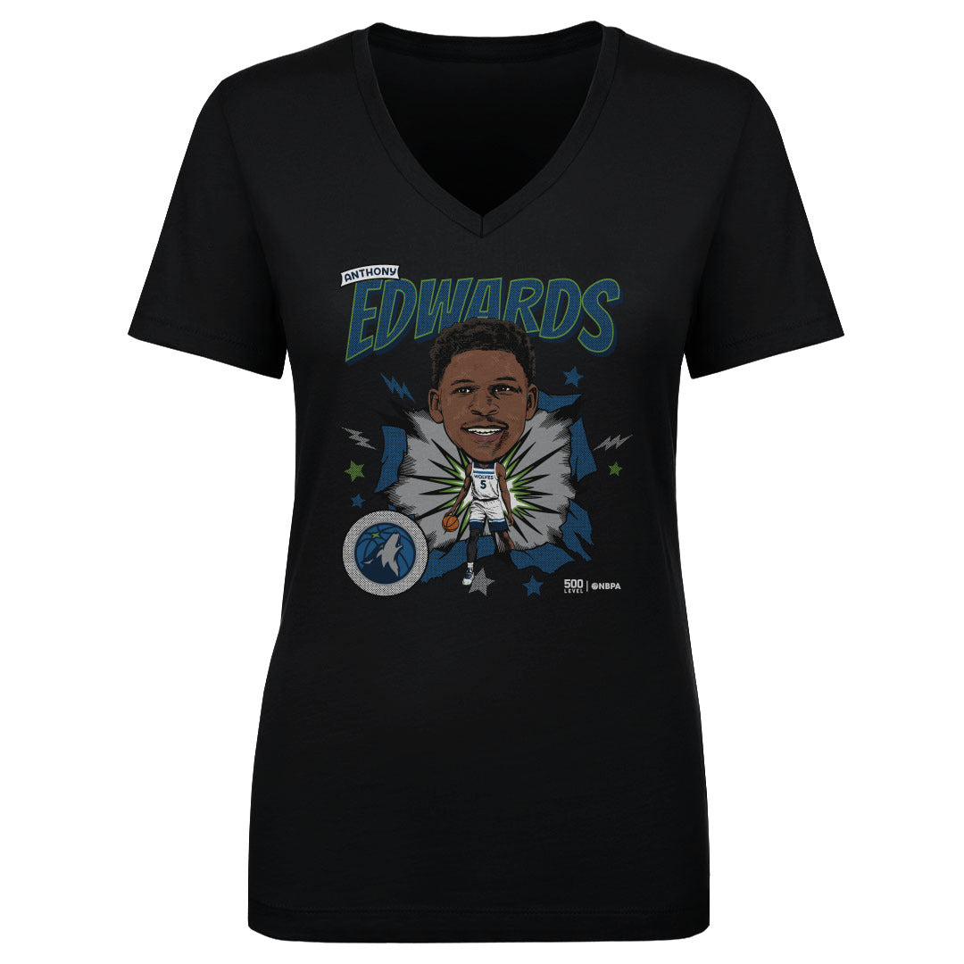 Anthony Edwards Women's V-Neck T-Shirt | 500 LEVEL