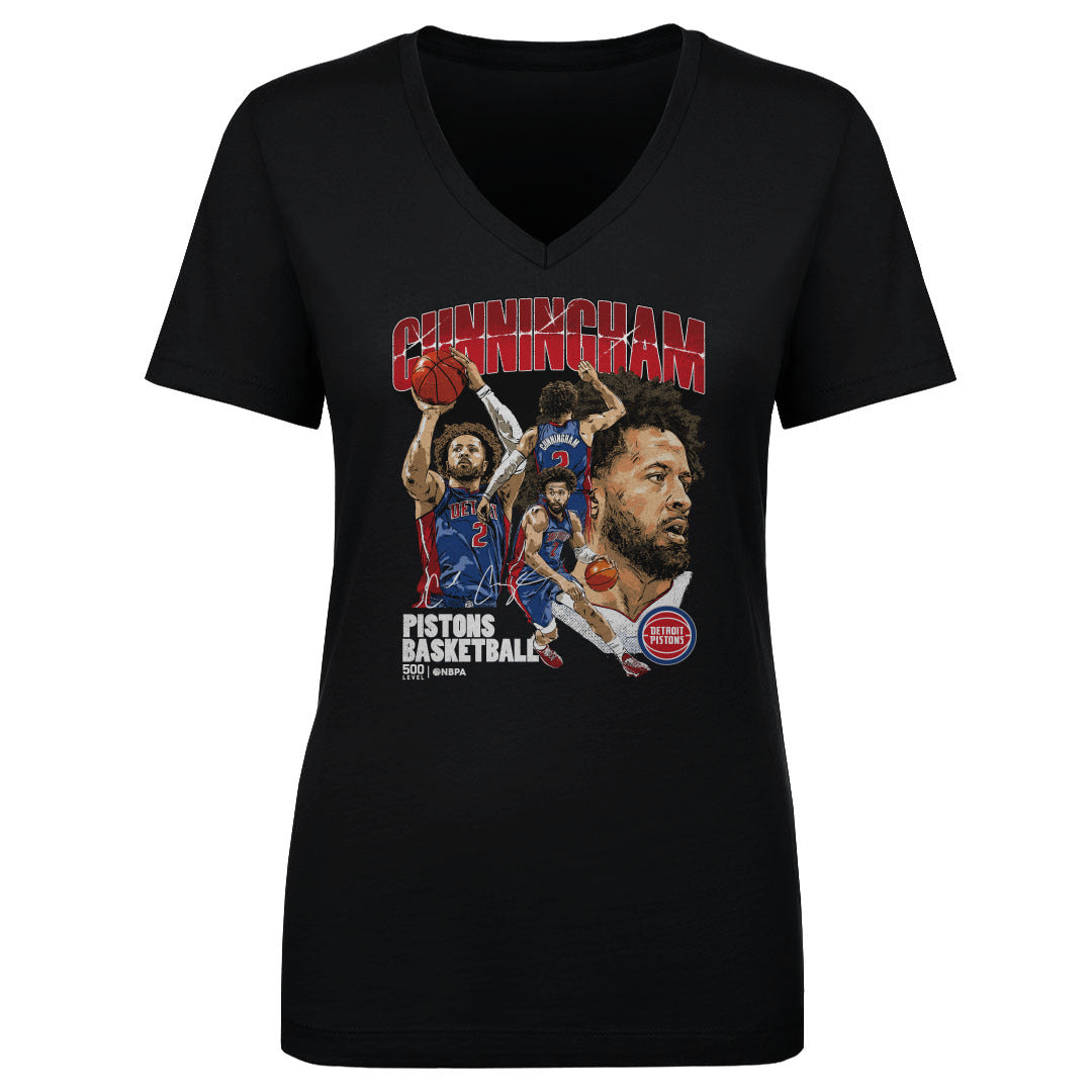 Cade Cunningham Women's V-Neck T-Shirt | 500 LEVEL