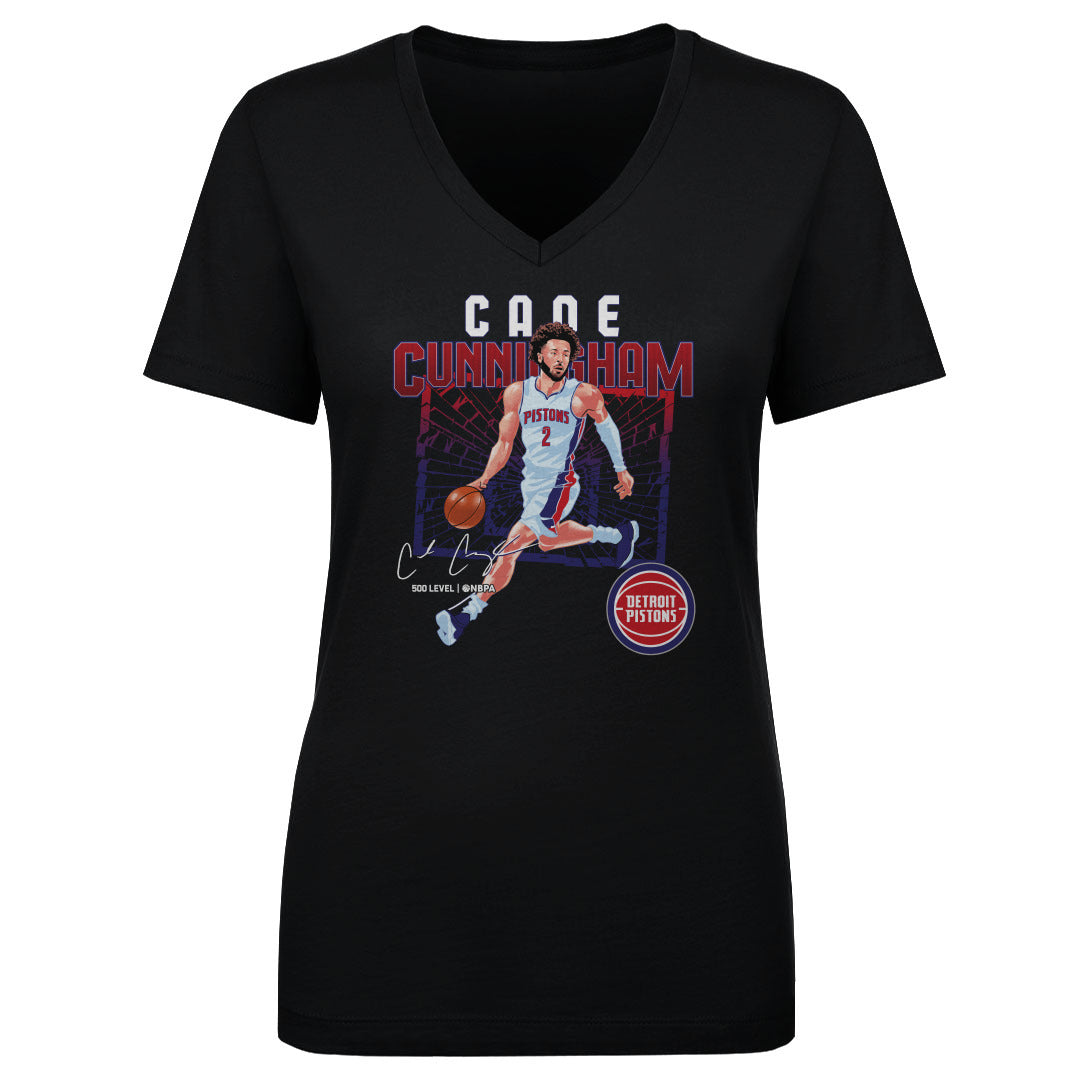 Cade Cunningham Women's V-Neck T-Shirt | 500 LEVEL