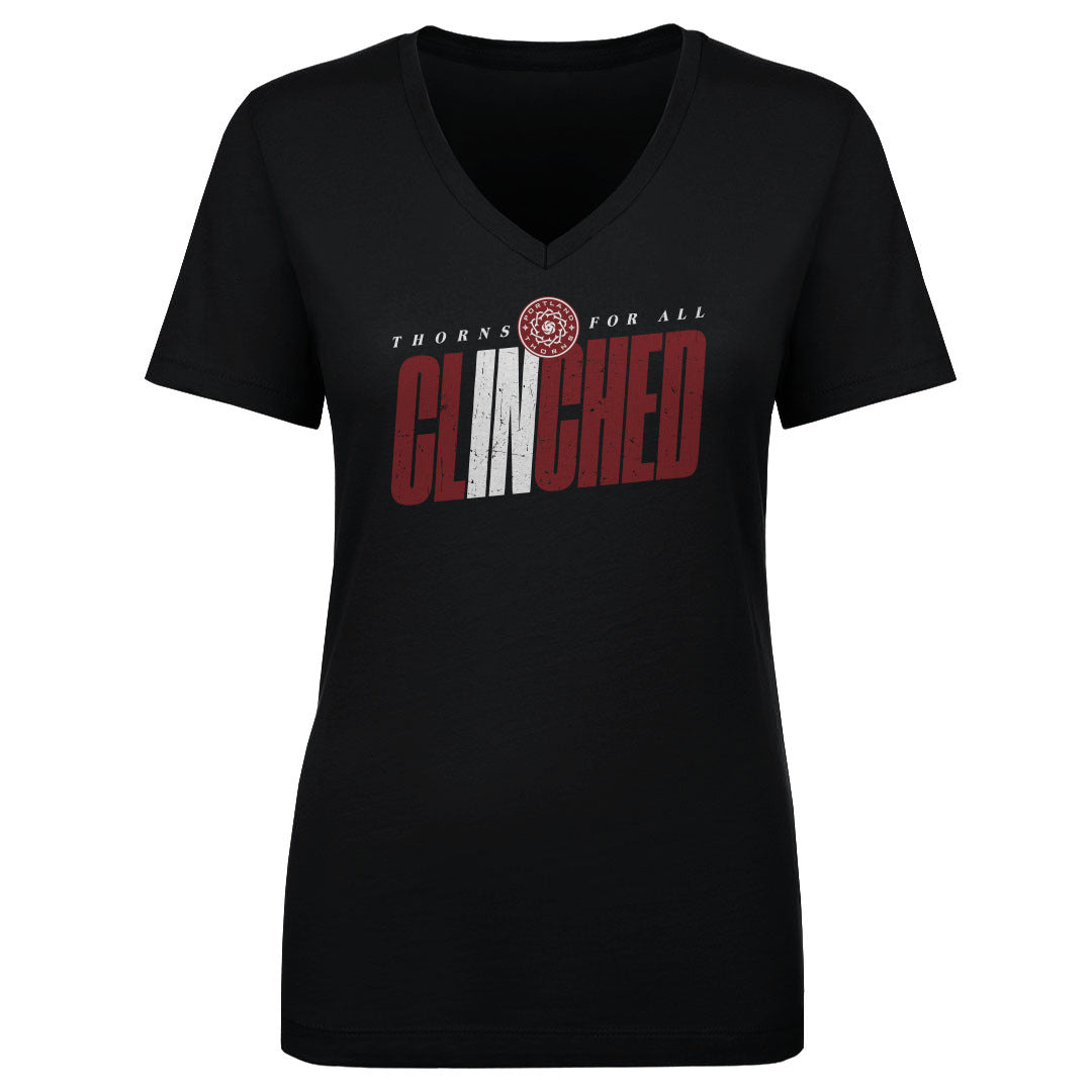 Portland Thorns FC Women's V-Neck T-Shirt | 500 LEVEL