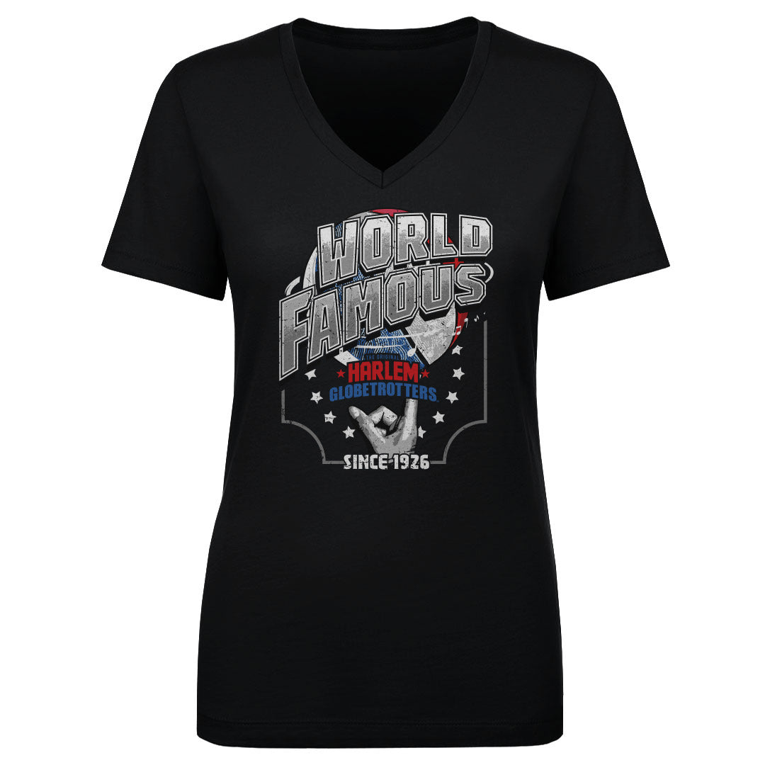 Harlem Globetrotters Women's V-Neck T-Shirt | 500 LEVEL