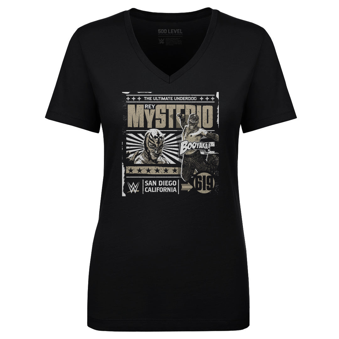 Rey Mysterio Women's V-Neck T-Shirt | 500 LEVEL