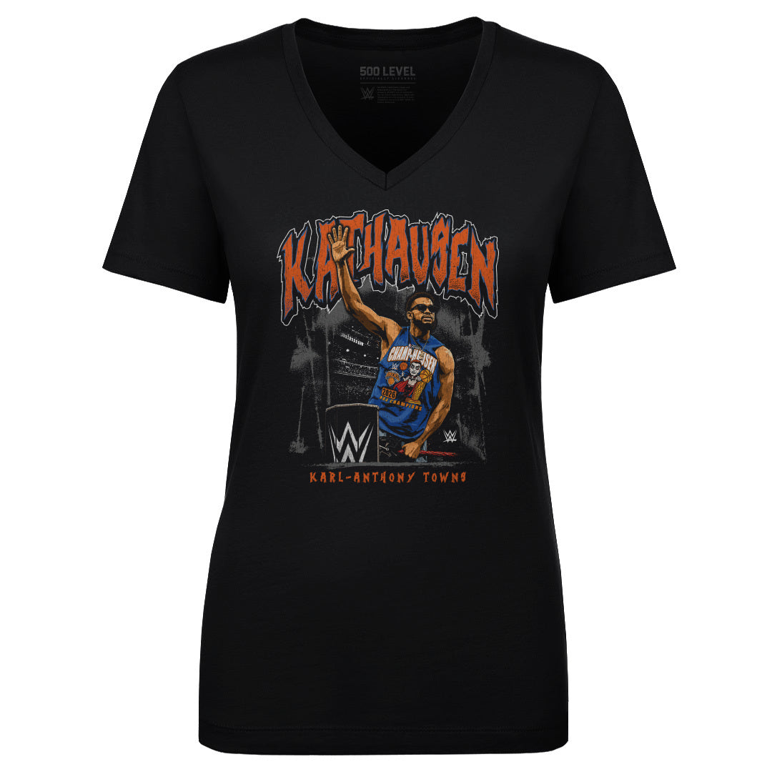 Karl-Anthony Towns Women's V-Neck T-Shirt | 500 LEVEL
