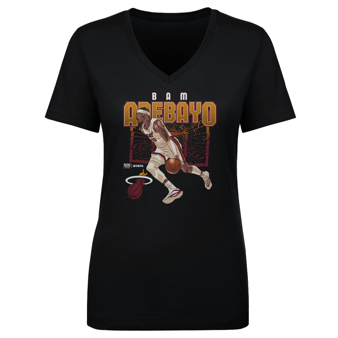 Bam Adebayo Women's V-Neck T-Shirt | 500 LEVEL