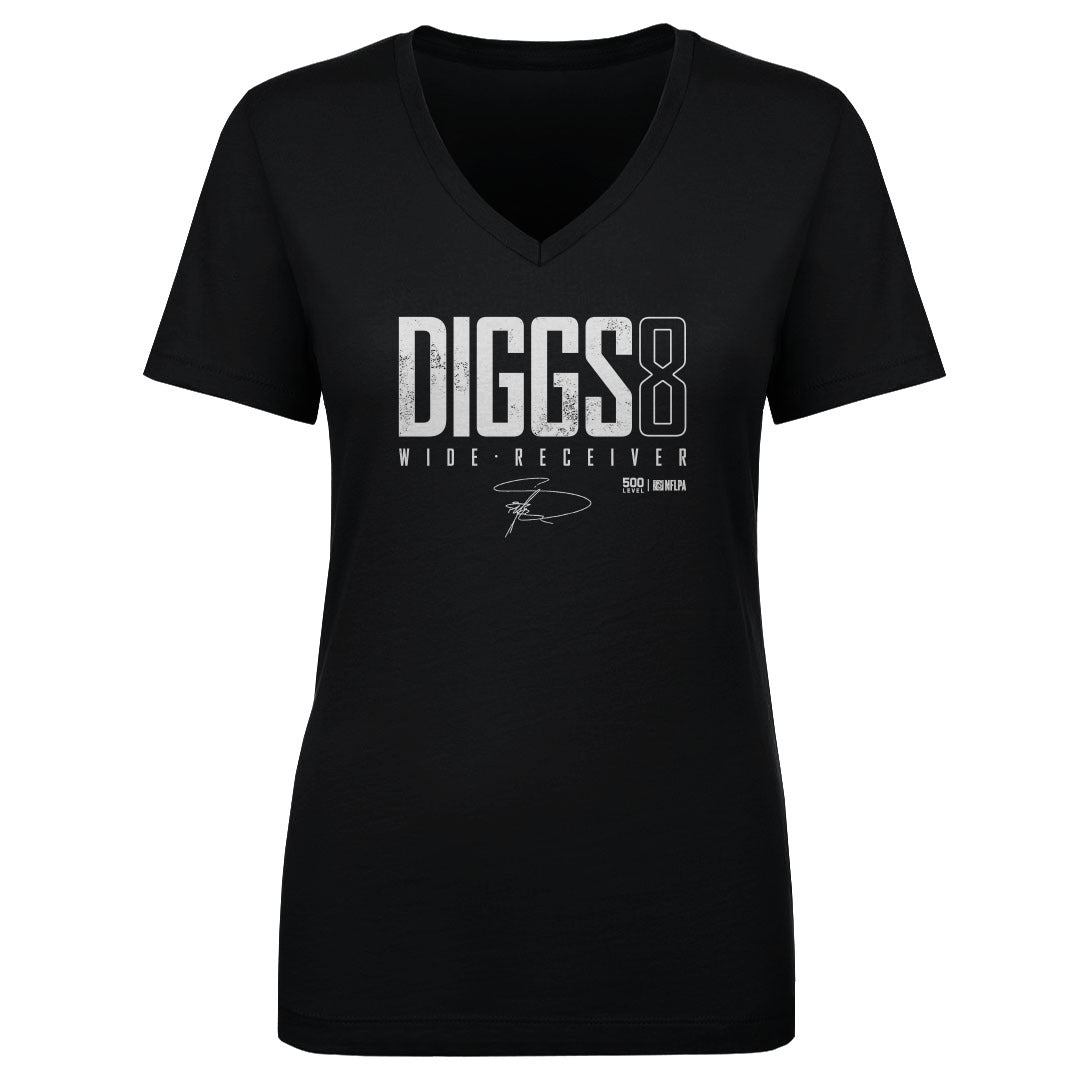 Stefon Diggs Women's V-Neck T-Shirt | 500 LEVEL