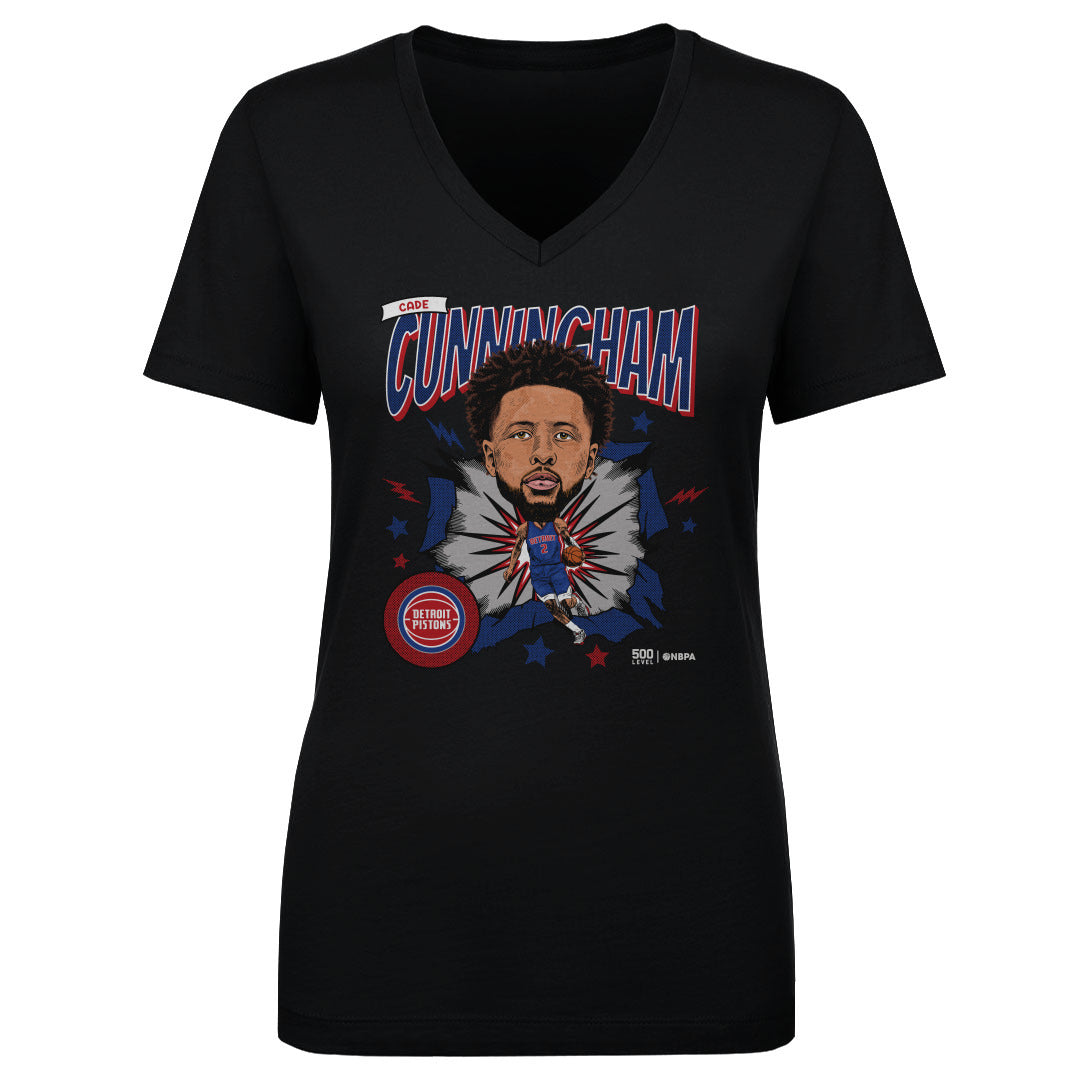 Cade Cunningham Women's V-Neck T-Shirt | 500 LEVEL