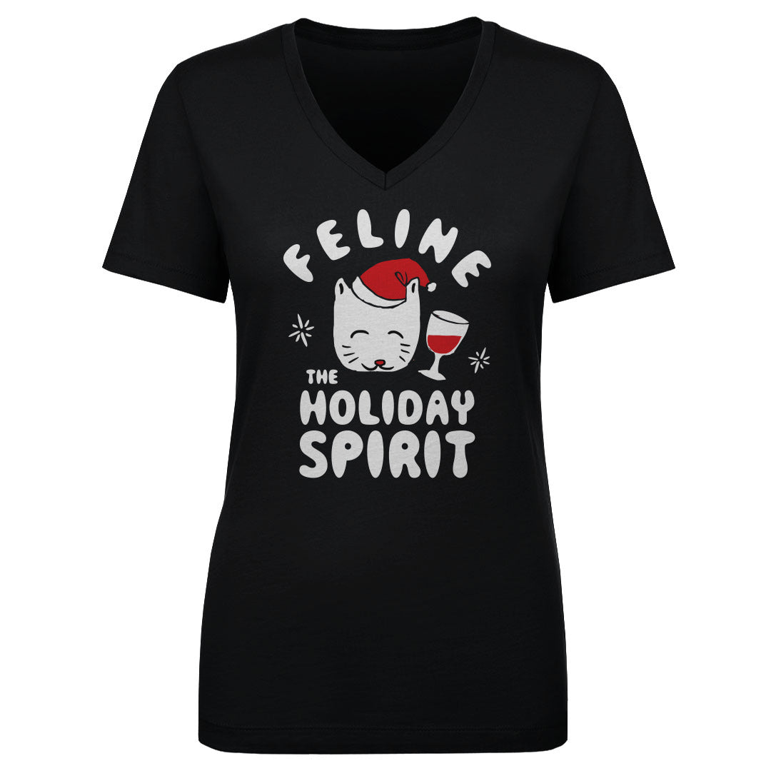 Christmas Women's V-Neck T-Shirt | 500 LEVEL