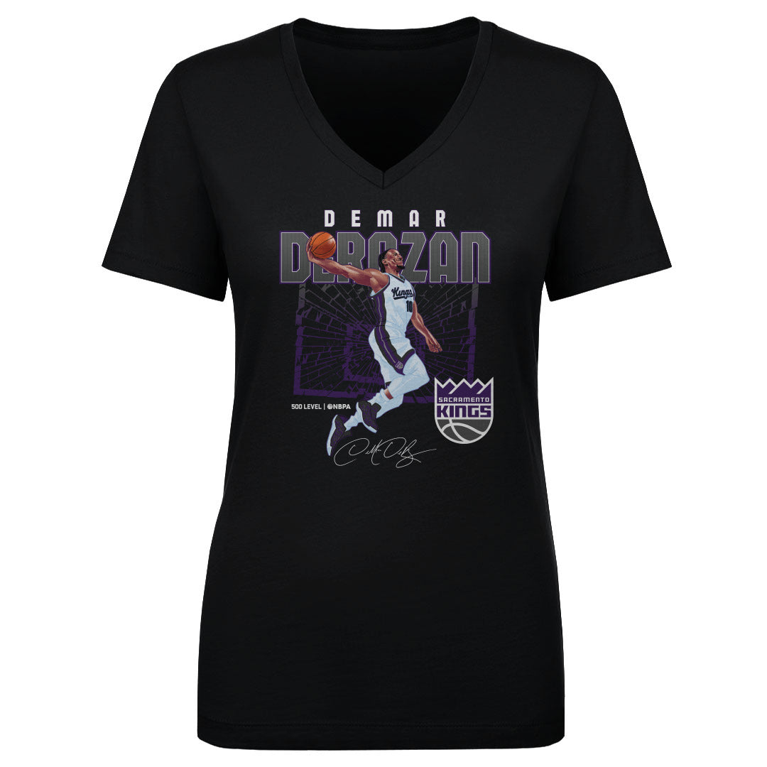 DeMar DeRozan Women's V-Neck T-Shirt | 500 LEVEL