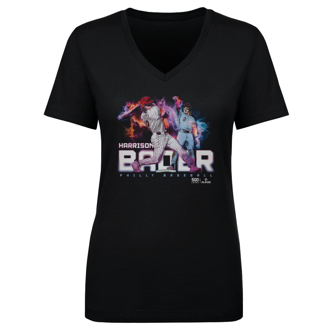 Harrison Bader Women's V-Neck T-Shirt | 500 LEVEL