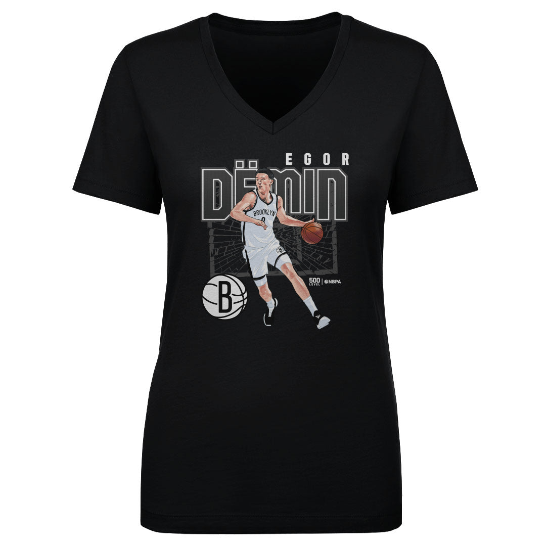 Egor Demin Women's V-Neck T-Shirt | 500 LEVEL