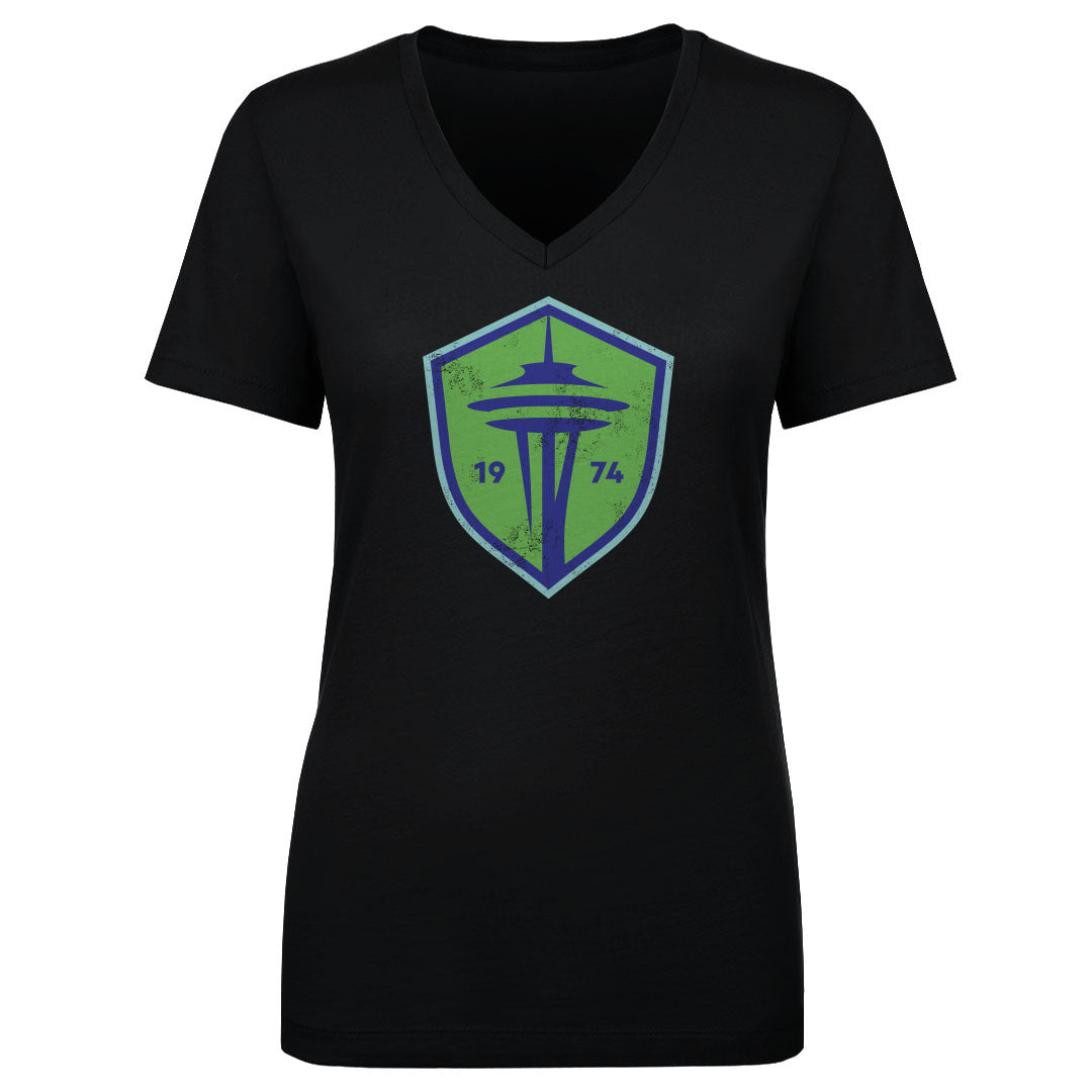 Seattle Sounders FC Women's V-Neck T-Shirt | 500 LEVEL