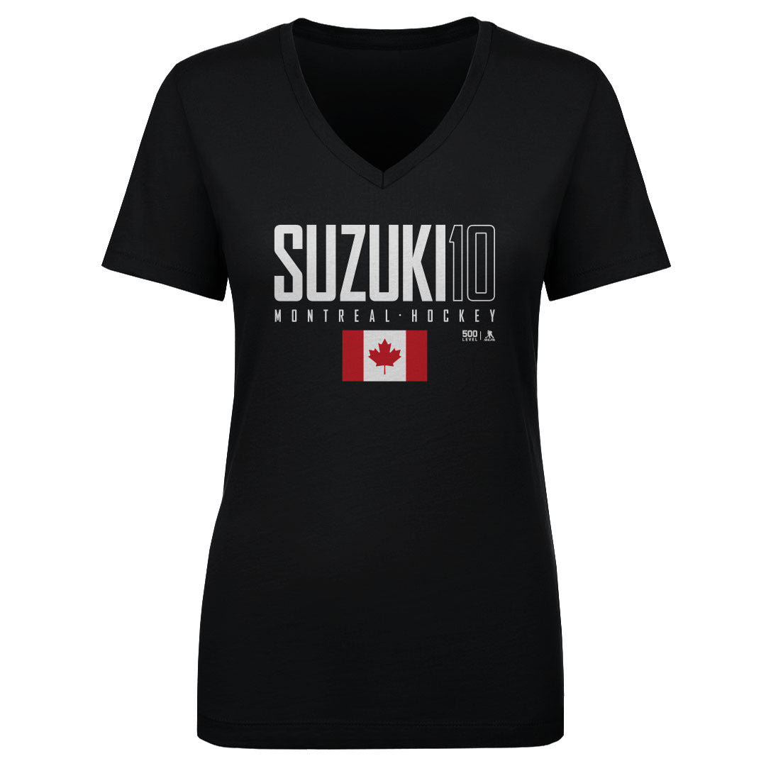 Nick Suzuki Women's V-Neck T-Shirt | 500 LEVEL