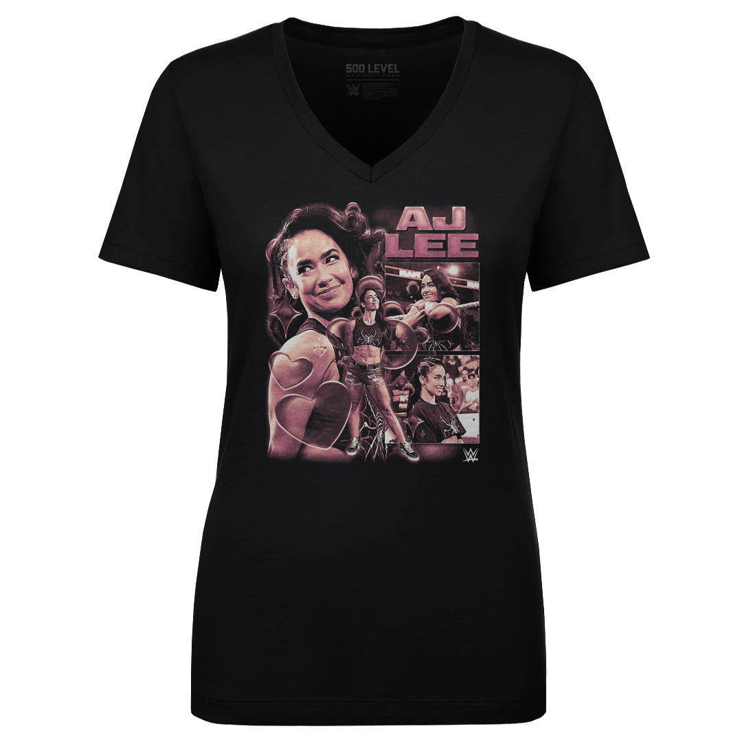AJ Lee Women's V-Neck T-Shirt | 500 LEVEL
