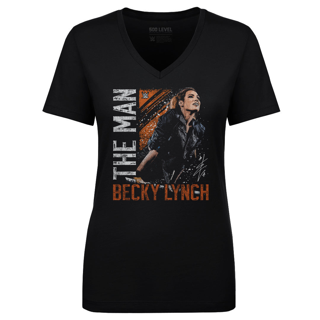 Becky Lynch Women's V-Neck T-Shirt | 500 LEVEL