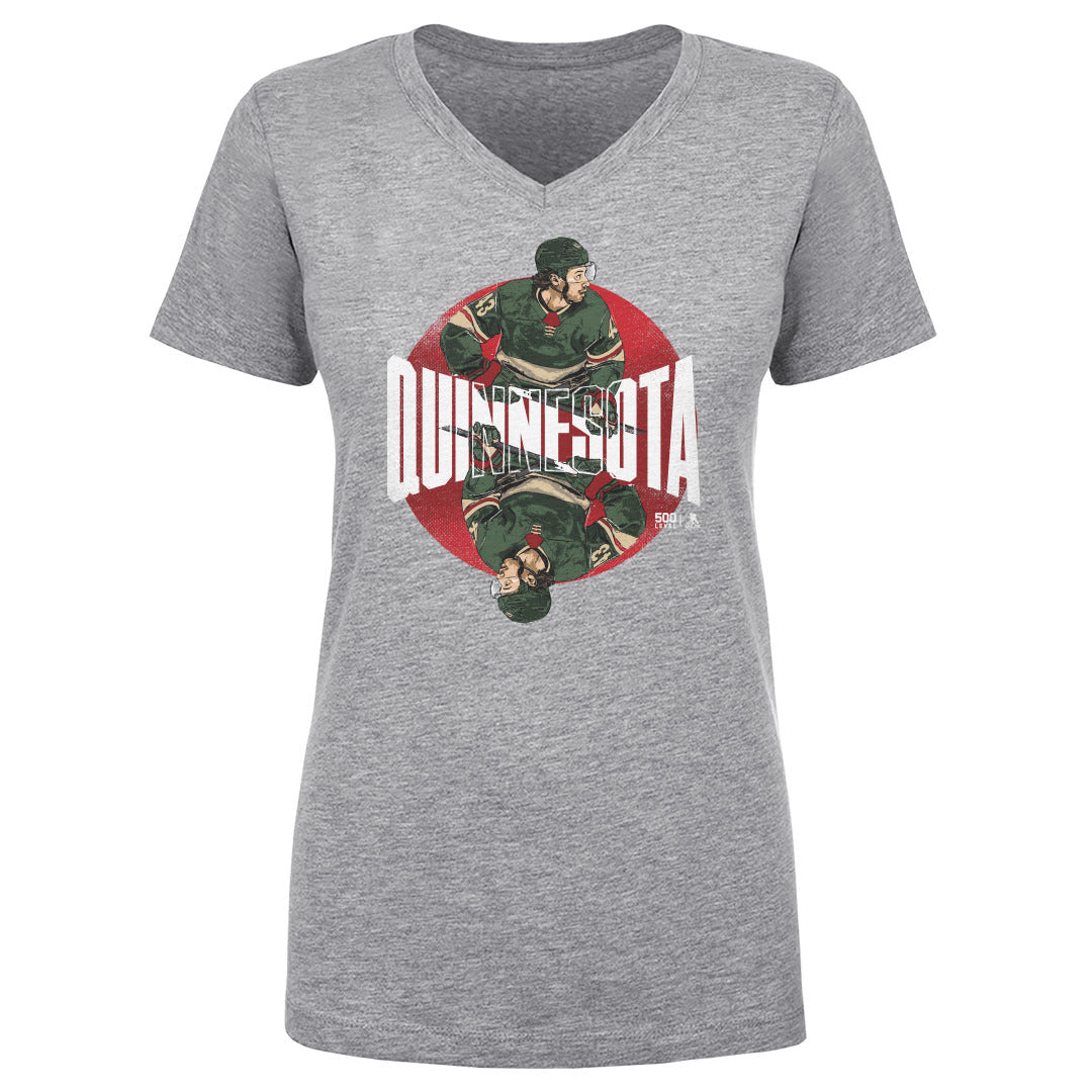 Quinn Hughes Women's V-Neck T-Shirt | 500 LEVEL