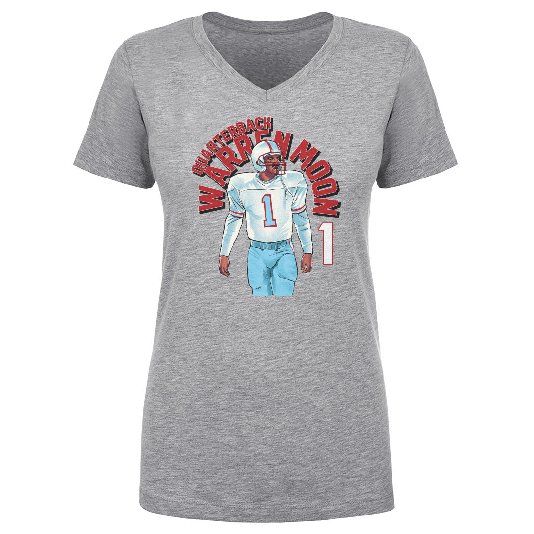 Warren Moon Women's V-Neck T-Shirt | 500 LEVEL