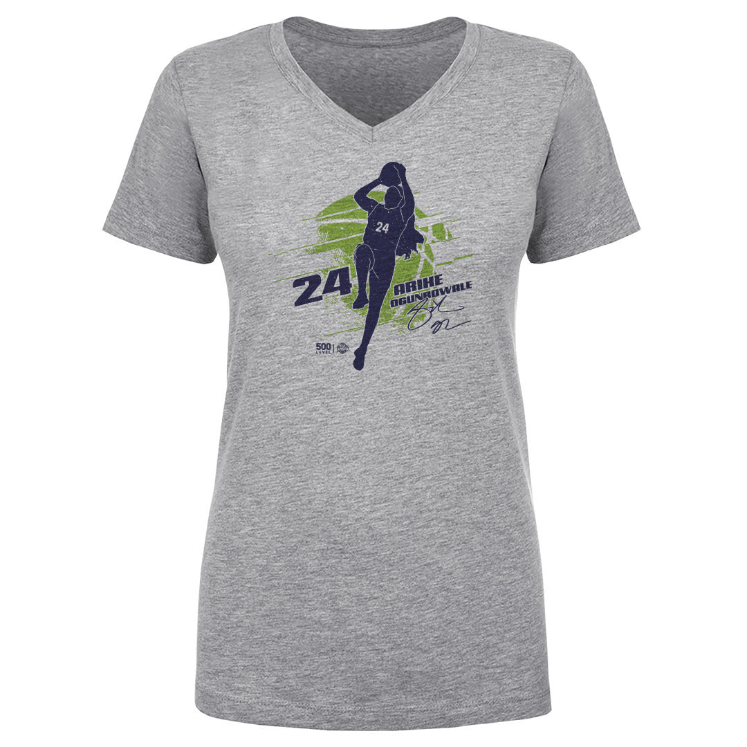 Arike Ogunbowale Women's V-Neck T-Shirt | 500 LEVEL