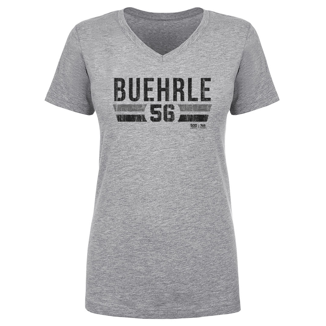 Mark Buehrle Women's V-Neck T-Shirt | 500 LEVEL