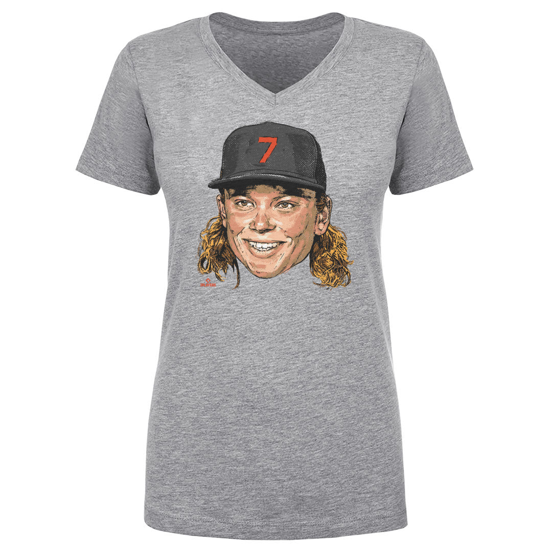 Jackson Holliday Women's V-Neck T-Shirt | 500 LEVEL