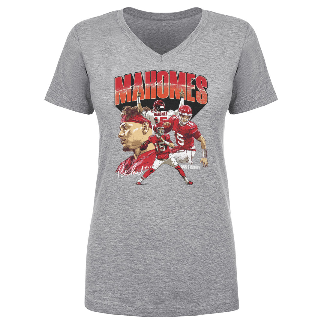 Patrick Mahomes Women's V-Neck T-Shirt | 500 LEVEL