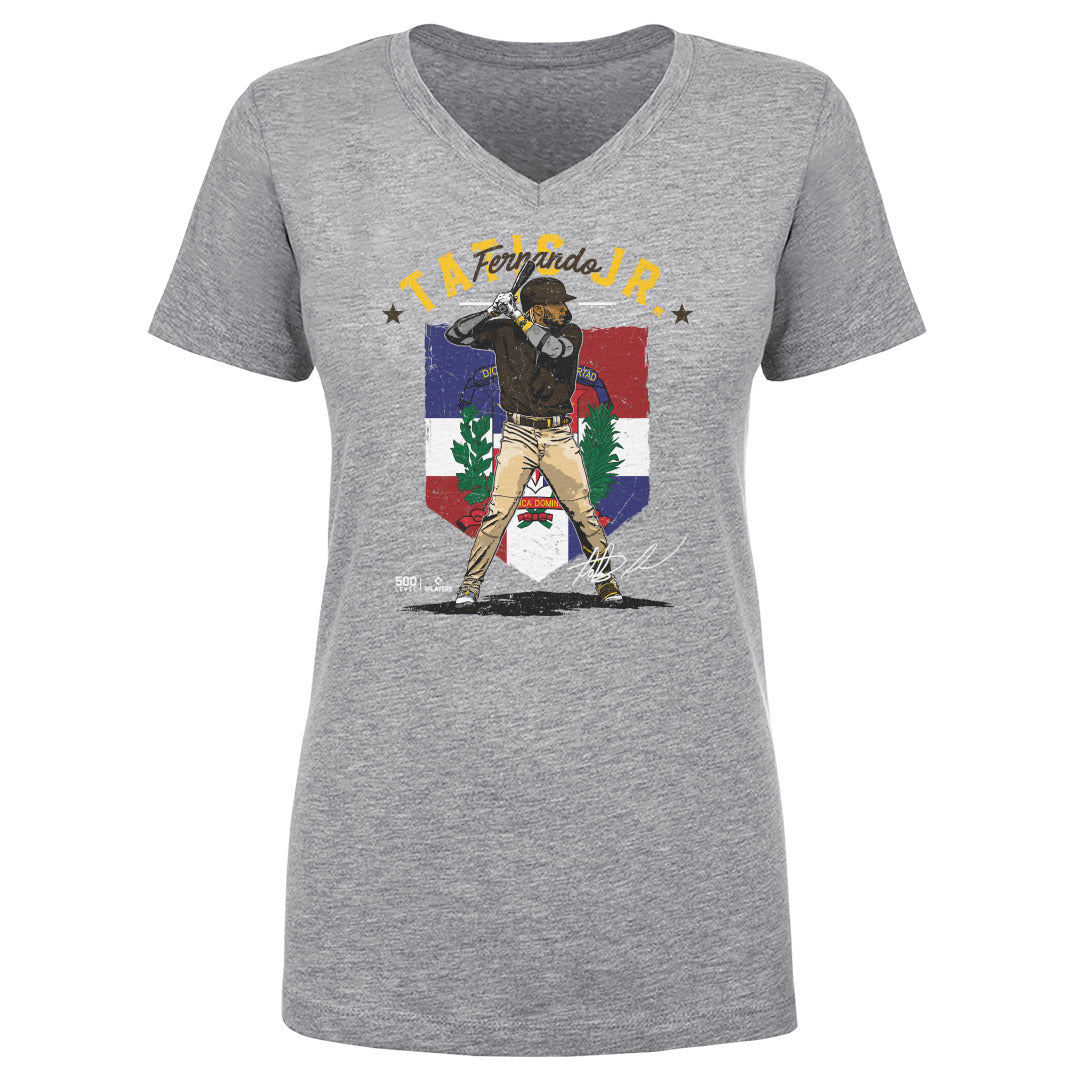 Fernando Tatis Jr. Women's V-Neck T-Shirt | 500 LEVEL