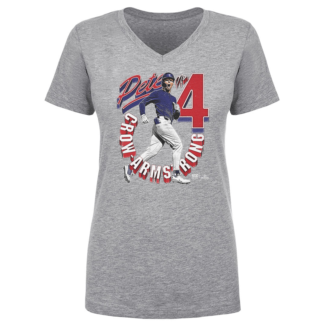 Pete Crow-Armstrong Women's V-Neck T-Shirt | 500 LEVEL