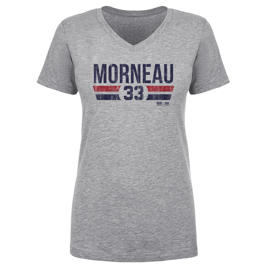 Justin Morneau Women's V-Neck T-Shirt | 500 LEVEL