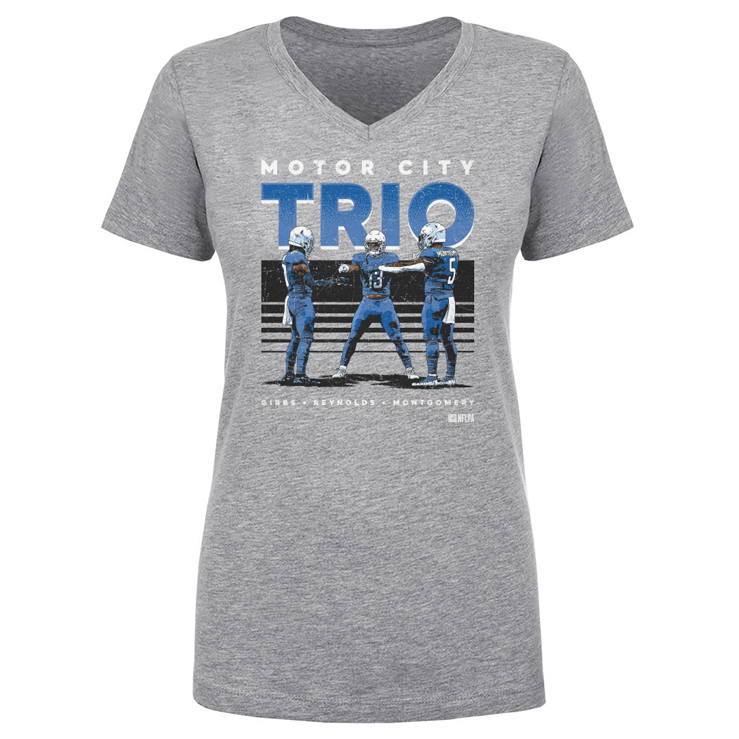 Jahmyr Gibbs Women's V-Neck T-Shirt | 500 LEVEL