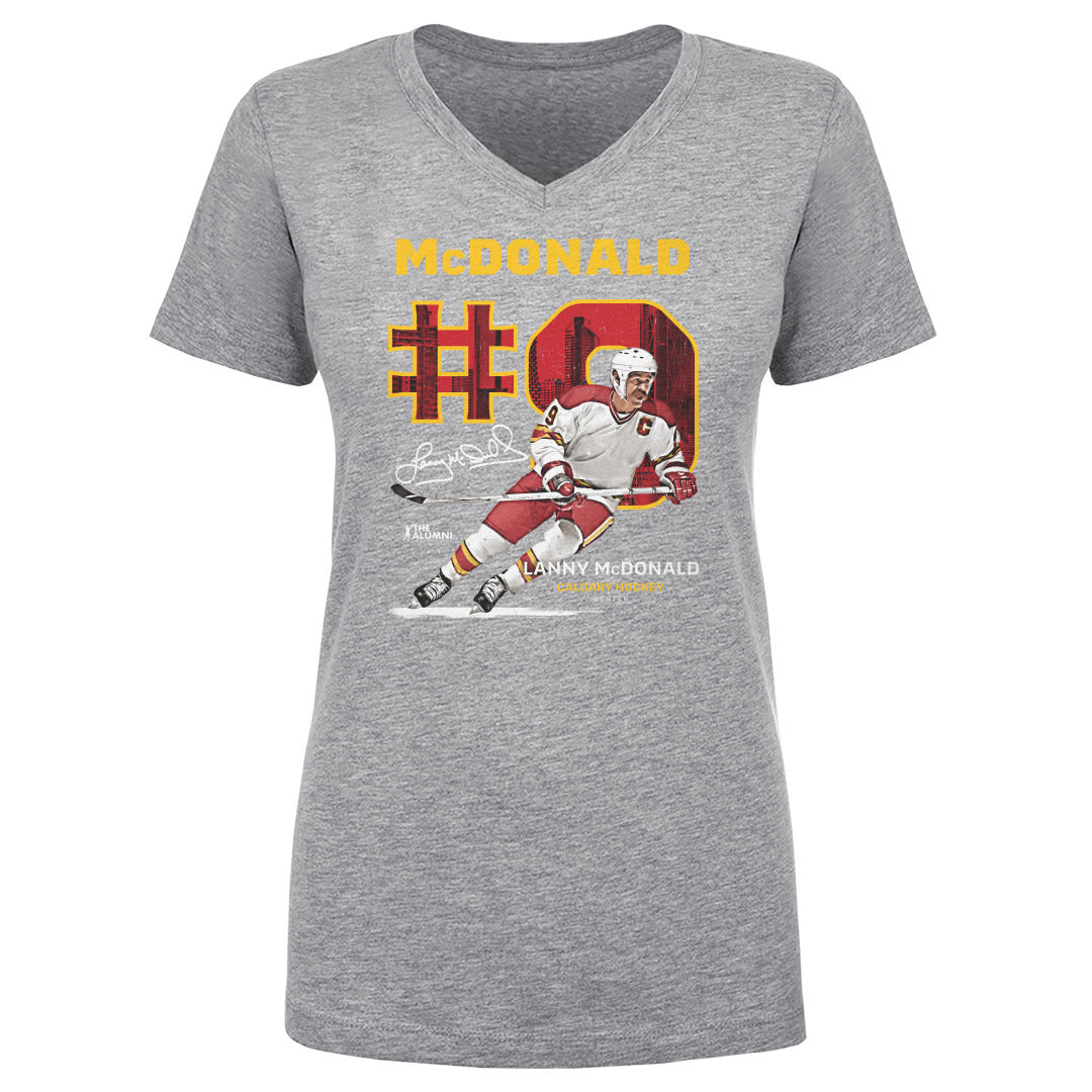 Lanny McDonald Women's V-Neck T-Shirt | 500 LEVEL
