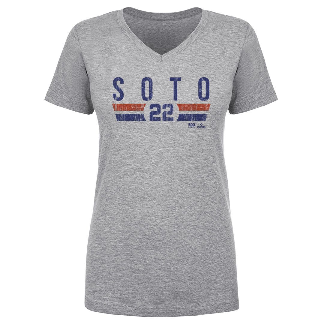 Juan Soto Women's V-Neck T-Shirt | 500 LEVEL