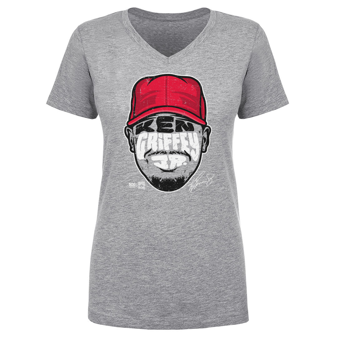 Ken Griffey Jr. Women's V-Neck T-Shirt | 500 LEVEL