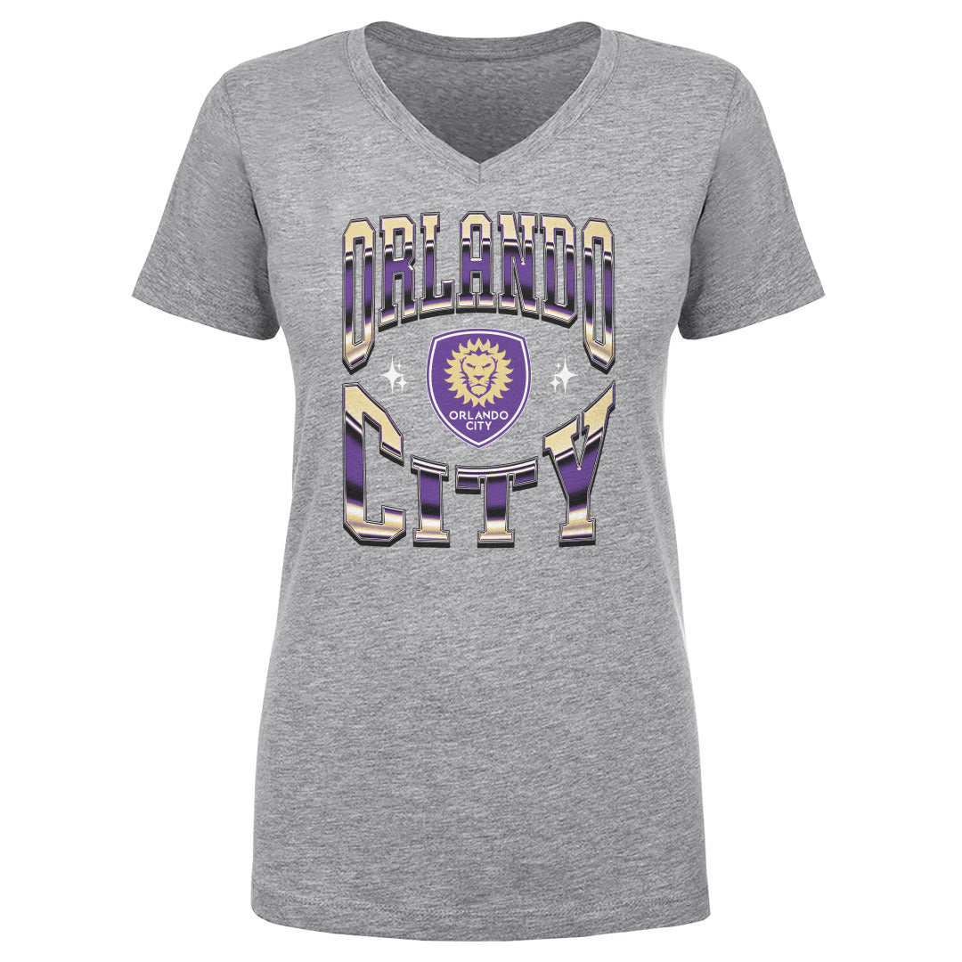 Orlando City Women's V-Neck T-Shirt | 500 LEVEL