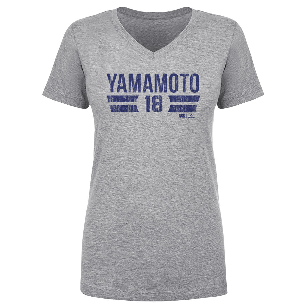 Yoshinobu Yamamoto Women's V-Neck T-Shirt | 500 LEVEL