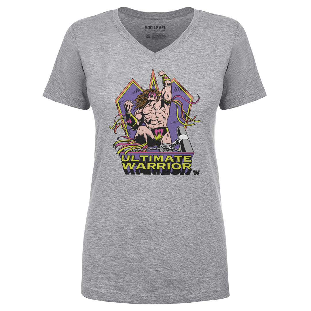 Ultimate Warrior Women's V-Neck T-Shirt | 500 LEVEL