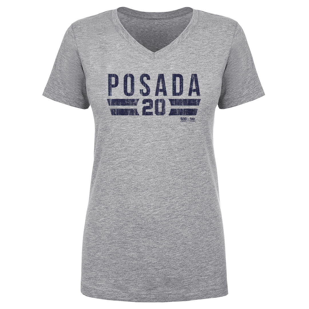 Jorge Posada Women's V-Neck T-Shirt | 500 LEVEL