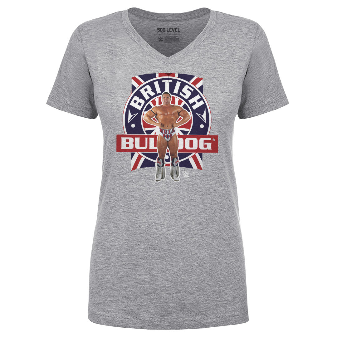 British Bulldog Women's V-Neck T-Shirt | 500 LEVEL