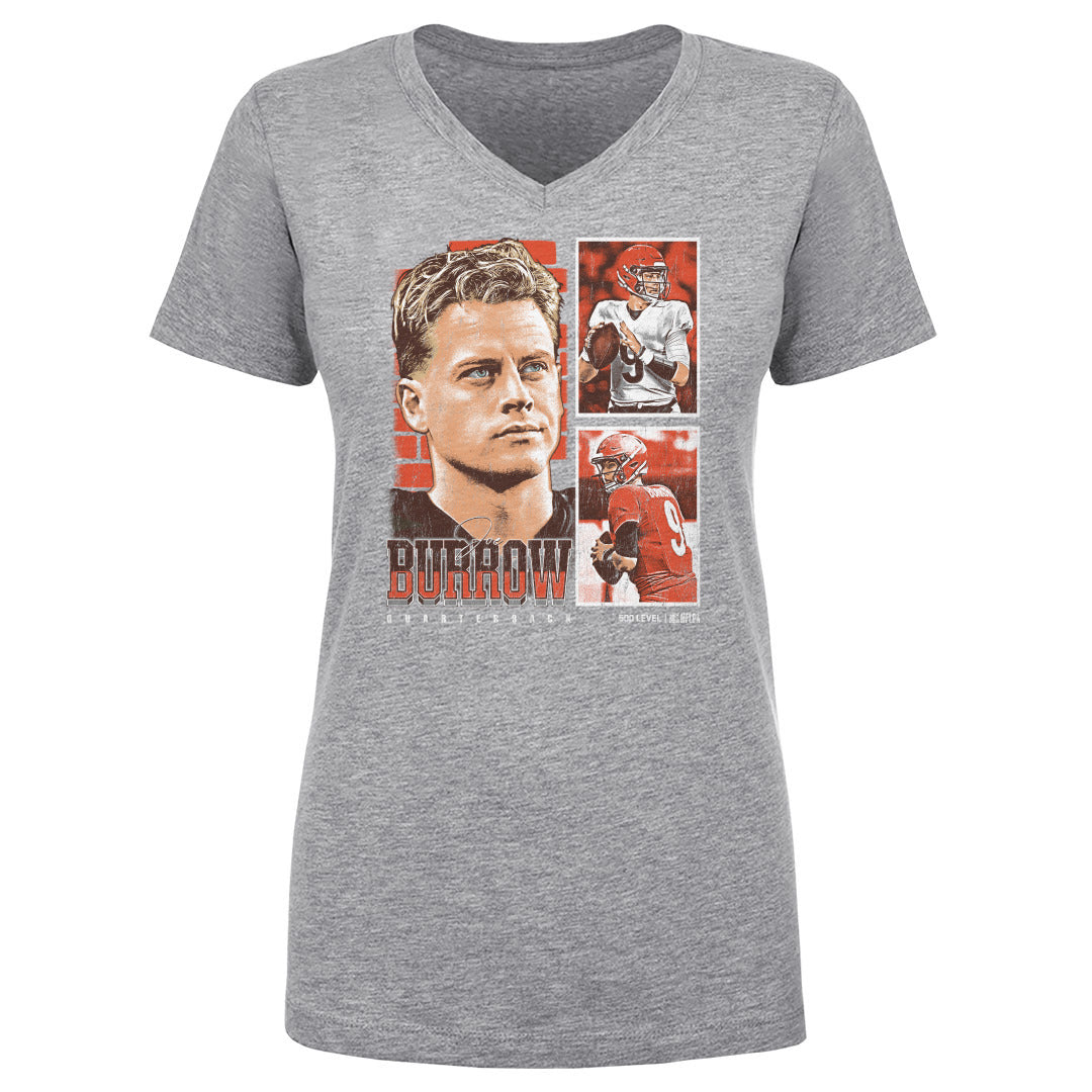 Joe Burrow Women's V-Neck T-Shirt | 500 LEVEL