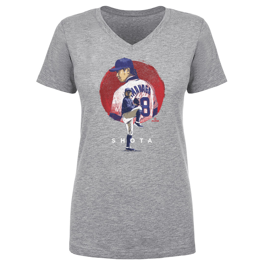 Shota Imanaga Women's V-Neck T-Shirt | 500 LEVEL